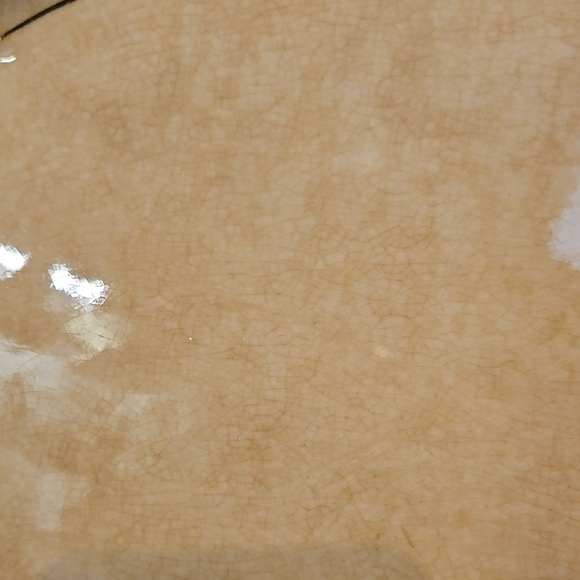 Elegant Cream Platter with Floral Accents - Picture 4 of 5